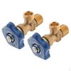 2 Pcs Small Gas Bottle Regulator Valve Welding Argon Cylinder WP-15