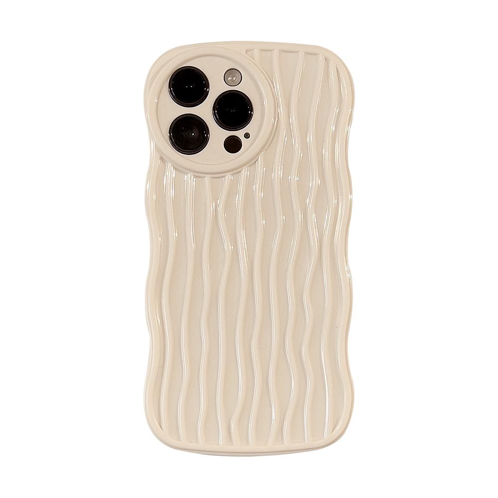 Wavy Water Pattern 12 Suitable for 14promax IPhone Case Iphone13 Anti Fall XS Soft Shell 8p Solid Color 11