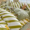 Washed Cotton 4Pcs Set, Spring And Autumn 1.8M Bed Sheet Double Quilt Set 3Pcs Home Textile