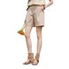 Xiangying Women's High-Waisted Cotton Shorts
