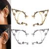 Goth Fairy Elf Ear Cuff Earrings Women Fashion Statement Vintage Piercing Clip Earring Halloween Party Jewelry Gift