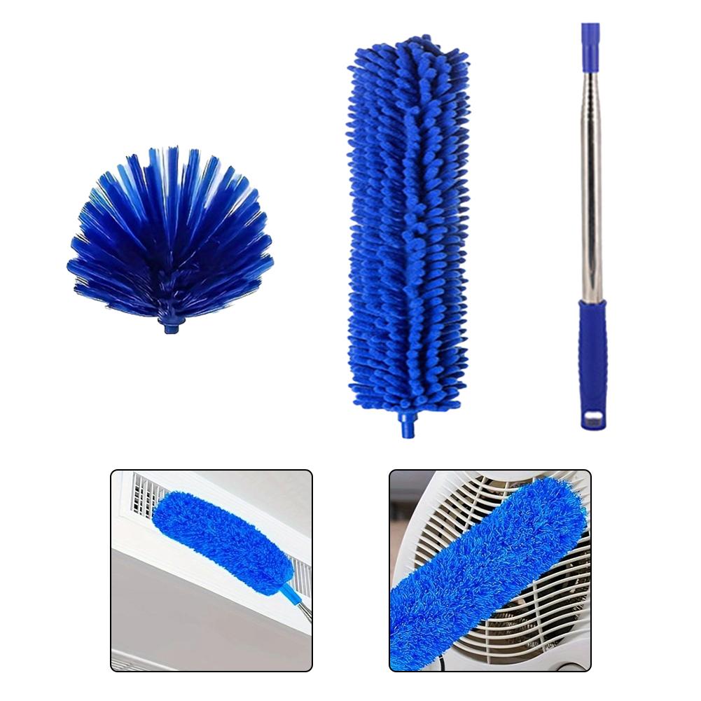 Ceiling Fan Cleaner Extendable Duster Bendable Head Indoor Cleaning Outdoor Use Reusable Cleaning Tool 40cm For High Ceilings