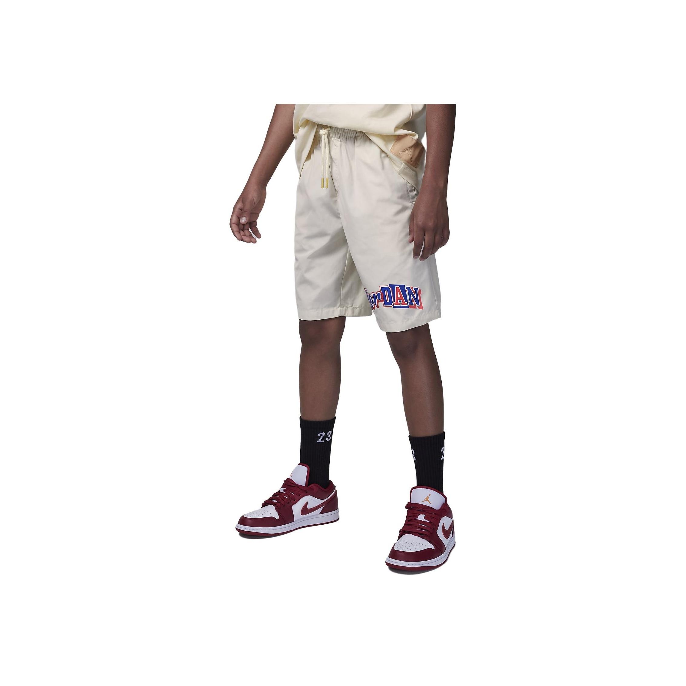

Jordan MJ Flight MVP Letter Logo Printed Woven Kids Shorts Детские шорты Coconut-Milk FV2833-113 L