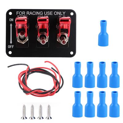 12V 20A Kfz Kippschalter-Kombinationsschalter Rennzündung Motor Relais Schalter Panel für Auto Wohnmobil