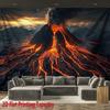 Volcanic eruption patterns Digital printing polyester wall tapestry suitable for use in living rooms bedrooms offices bars party