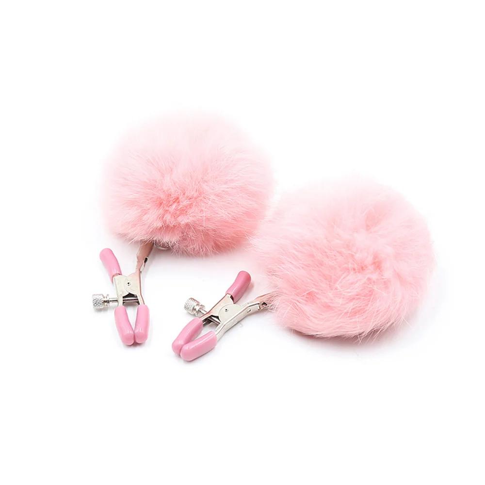Nipple Clamps Clips Mouth Plugs Collars Choker Vagina Clip Bondage Set Kink Fetish Erotic Flirting for Woman Adult Sex Toys