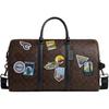 Venturer 45 Klasyczna Torba Boston z Logo Męska Torba Podróżna Ciemnobrązowa CL434-QBMAA