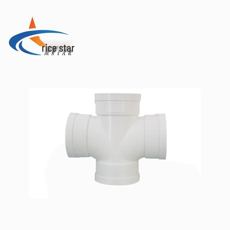 MSTAR PVC Drainage Pipe Cross Tee