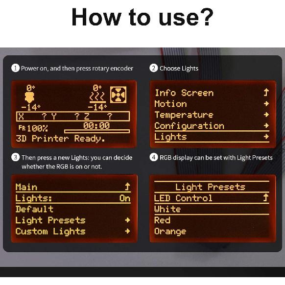 BIGTREETECH Mini12864 V2.0 LCD Graphic Smart Display Control Board with Adapter and Cable for Ender-3 VORON 2.4 Prusa-i3 3D Printer RAMPS 1.4 RepRap