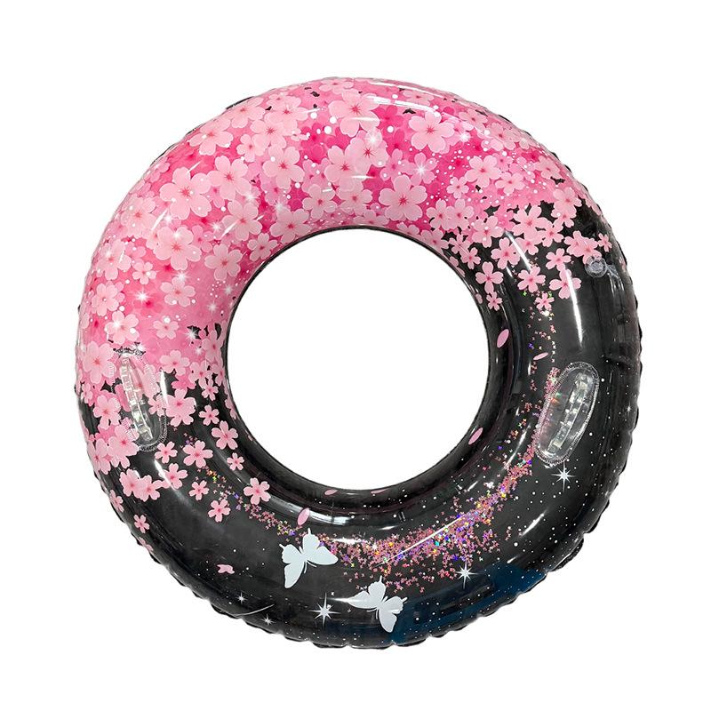 In Stock: Starry Sky Sequin Swimming Ring - Thickened Adult PVC Underarm Float