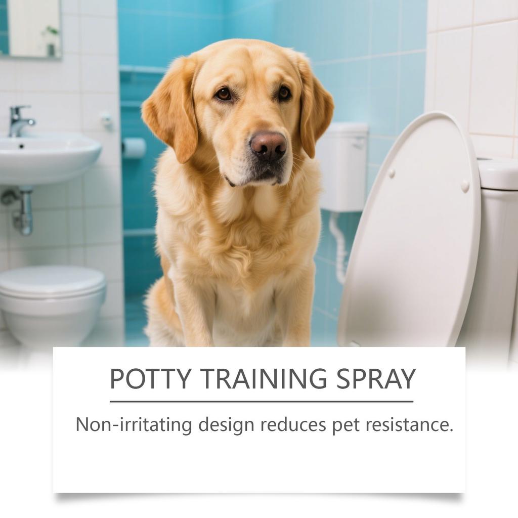 Sprej pro nácvik na toaletu snižuje náhodné močení. Výcvikový sprej pro domácí mazlíčky Zvyšuje interaktivní výcvikové vedení, 60 ml