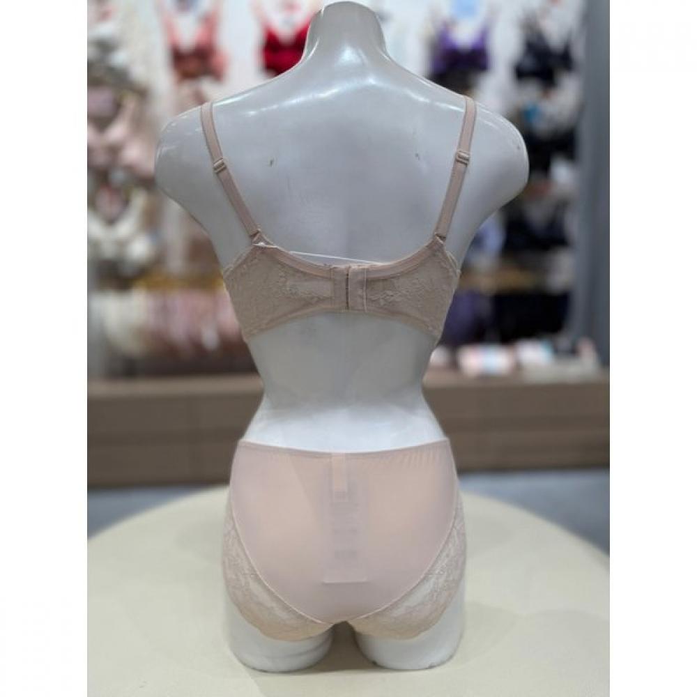 Triumph Beige Sensual Spotlight Volume Wire Bra Hipster Panty Set Tcdf16r9013tb