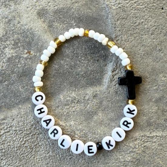 Freedom Bracelets Beaded Memorial Wristband Elastic Turning Point Patriotic Bracelets for Men Women Kids Commemorative Events