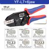 YF-L7 Hand-Powered Coaxial Ratchet Crimp Kit with 6 Replaceable Jaws  Customizable Tool Sets for RG Cable RF Connectors