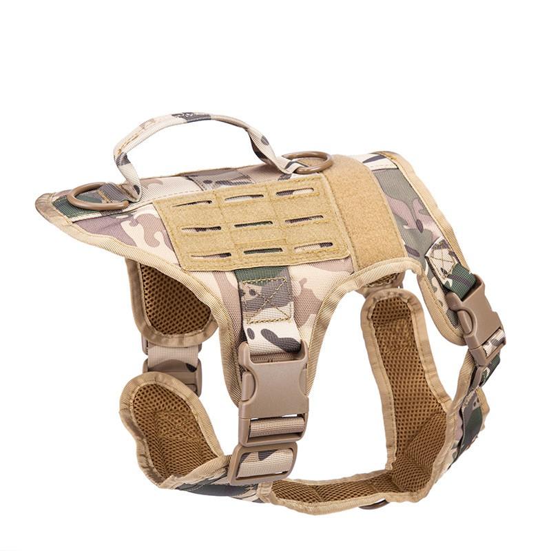 Heavy Duty Dog Harness Vest Large Breeds - Anti-Pull Escape-Proof Adjustable Fit Walking Training