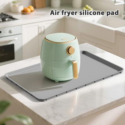 Silikon Kahve Barı Matı Kaymaz Bardak Altlığı Isıya Dayanıklı Kalın Tepsi Pedi Espresso Makinesi İstasyonu için Çok Fonksiyonlu Mutfak Aksesuarı