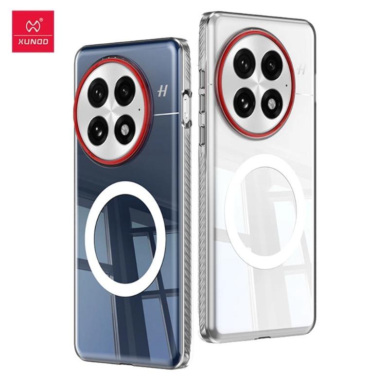 Чехол XUNDD для OnePlus 13, Магнитный, Ультратонкий, Тонкая Защита, Прозрачный ПК, Ударопрочный Чехол для One Plus 13 OnePlus 13