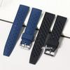 20mm 22mm Watchband Tropical Silicone Timepiece Straps Smart Watch Strap for Omega Watch Bracelet Black Green for Men Wristband