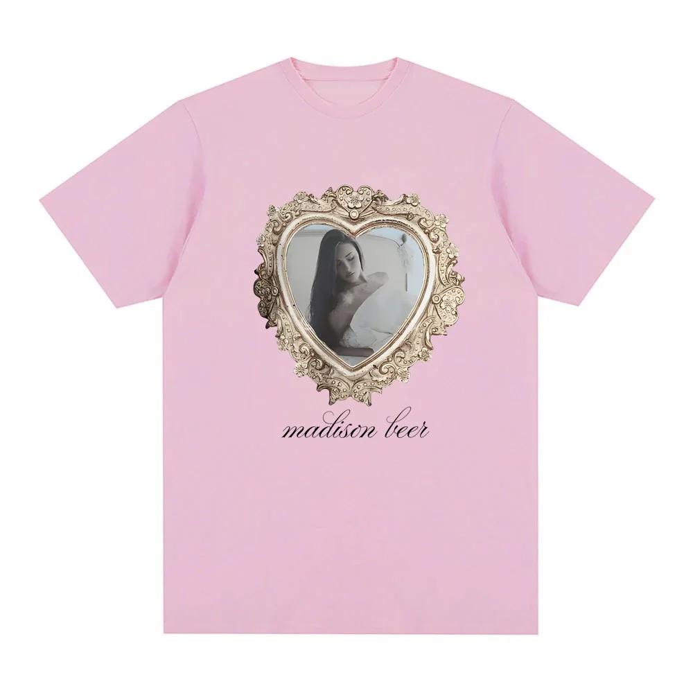 2026 NEW Madison Beer LOGO T Shirt Fashion Ropa De Mujer 100Cotton Comfortable TEE Casual High Quality Round Neck Soft Tees