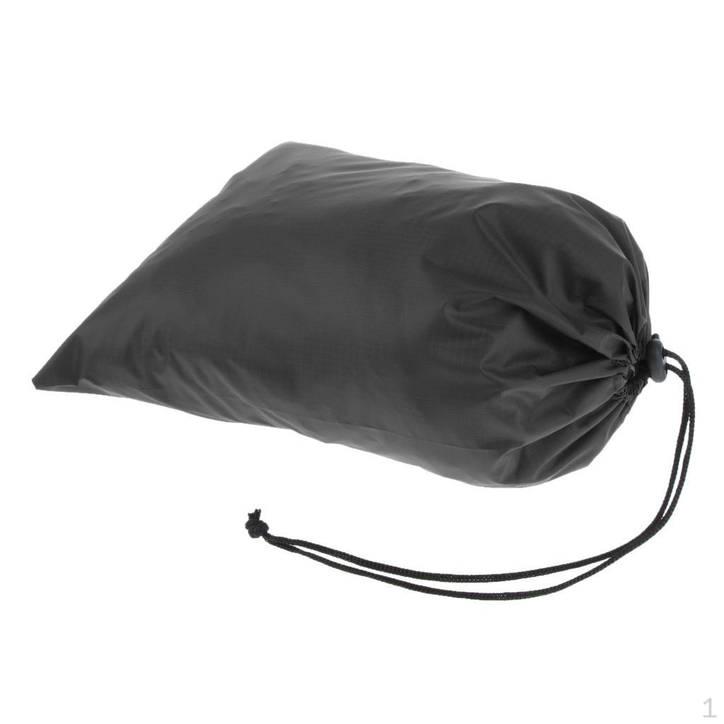Waterproof Drawstring Storage Bag Stuff for Clothes - Green