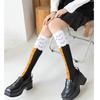 Chicken Paws Feet Socks Women Long Socks Leg Warmers Funny Cartoon Cotton Chicken Leg Claw 3D Print Over Knee Socks Stockings
