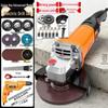Multi-functional Adjustable Speed Angle Grinder with Long, Slim Handle for Grout Removal, Slotting, Polishing, and Rust Removal
