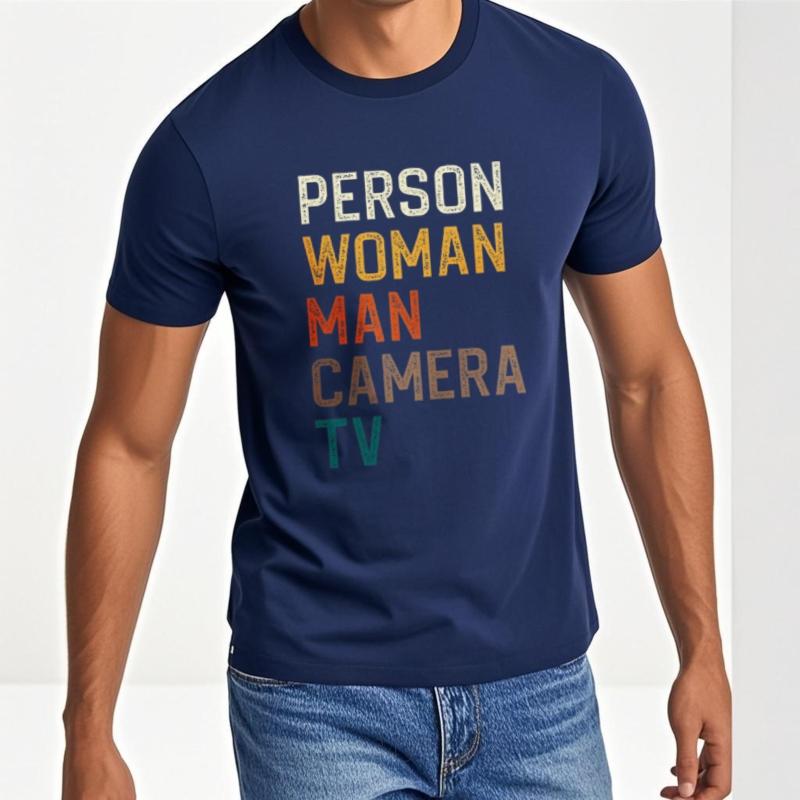 Breathable Unisexs Tshirt Teenagers Oneck Tshirt Unisex Tee Shirt Person Woman Man Camera Tv Everyday For Man Tops Big Size Tee
