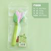 Cat Teaser Training Toy Kitty Teething Toy Scallion-shaped Cat Chew Toy for Teething Relief Training Soft Felt Pet for Kitty