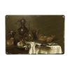 Oil Painting Style Retro Characters Landscapes Metal Tin Sign Wall Poster