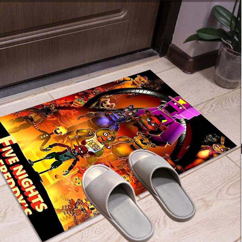 Five Nights at Freddy's Pattern Rug, Indoor/Outdoor Mat, for Picnic, Gameroom, Bedroom, Office, Living Room, Home Decor Carpet, Birthday Gift
