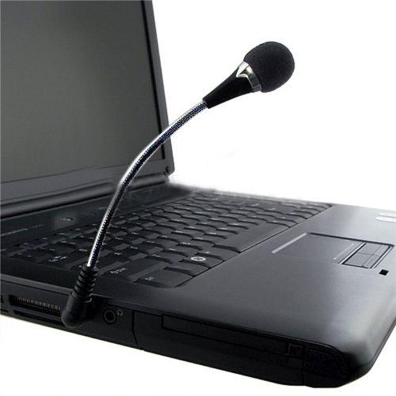 Wired Stereo Audio High Quality Mobile Phone for Laptop PC Small Computer Desktop Black Plug Mic Microphone Mini
