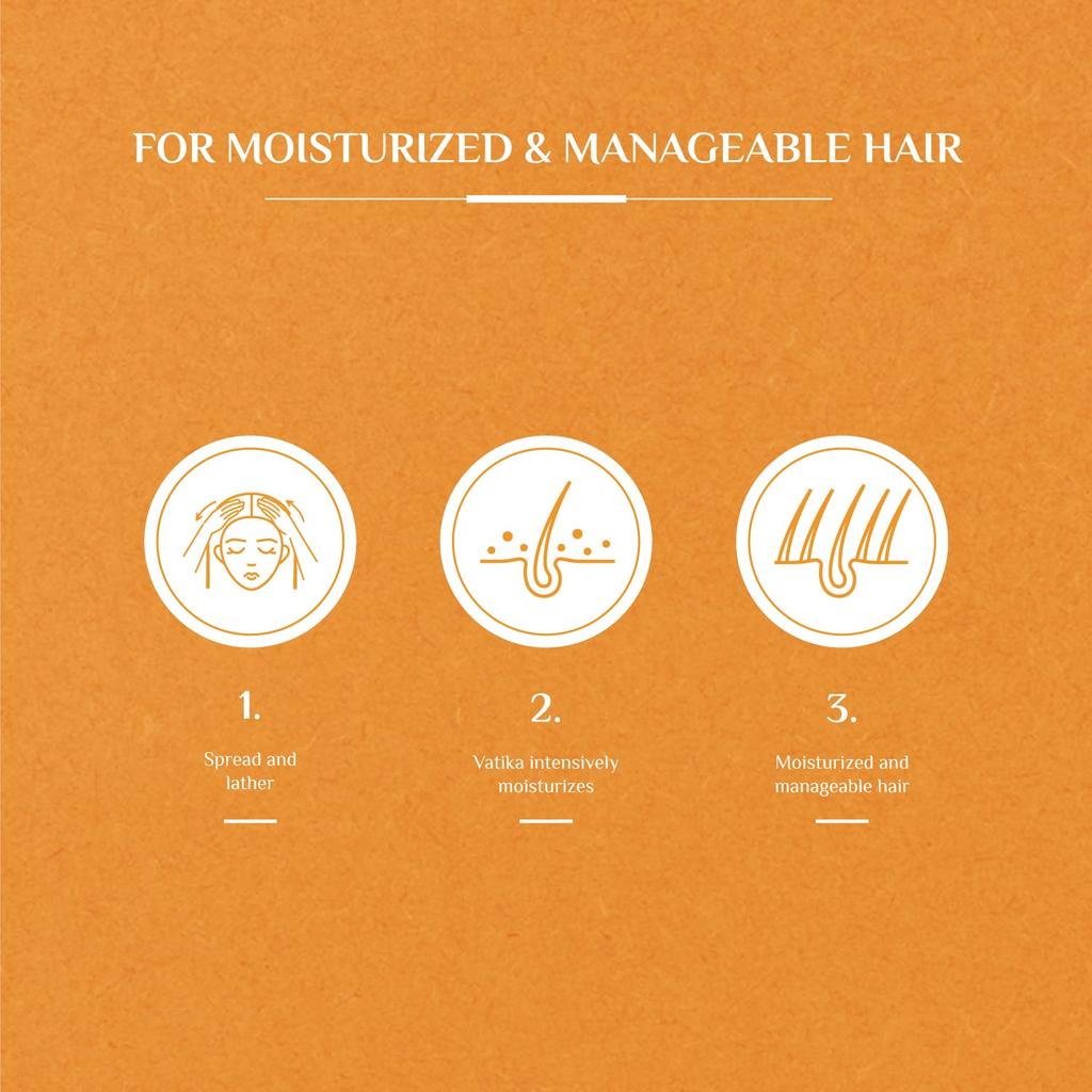 For dry and frizzy hair Moisture Treatment Shampoo 200ml | Natural & Herbal | Enriched with Almond and Honey |