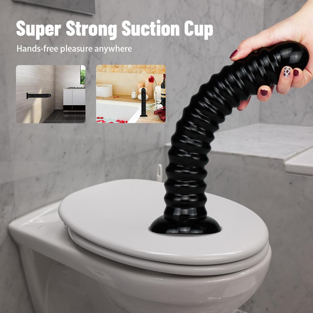 Plug Anal Largo Dildo Masajeador de Próstata Masturbador para Hombres Mujeres