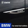 -BMW Metal Stickers 2Pcs Car Body Decoration Stickers For BMW E46 E90 E60 F30 F10 E39 E36 F20 G20 G30 E92 E87 E91 X5 E70 F11 E30