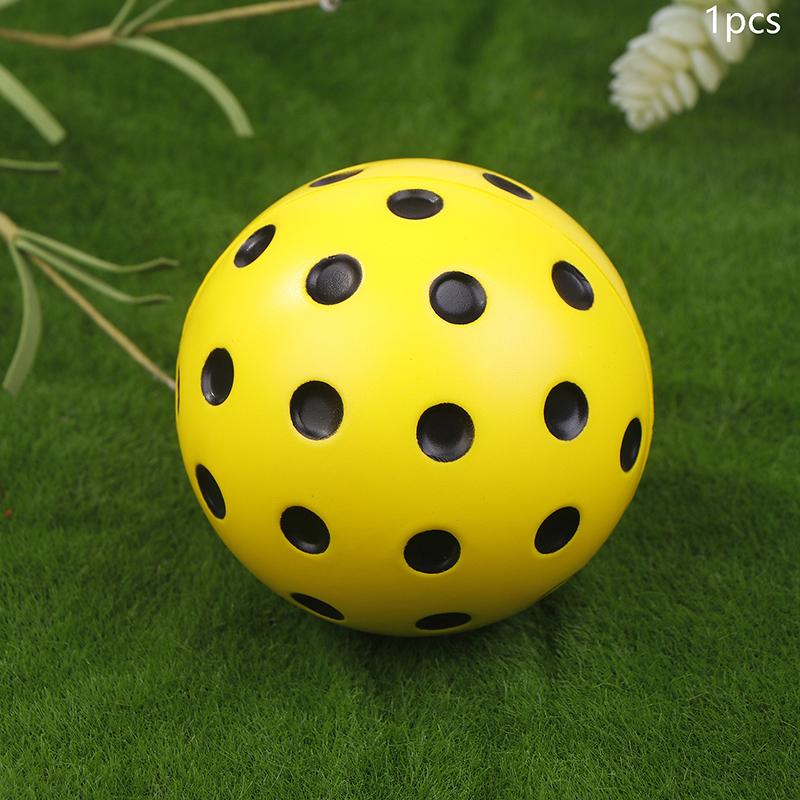 1/3Pcs Durable Indoor Pickleball Balls 74Mm Training Paddle Ball Pu Foam Pickleball Soft Silent For Competition And Practice