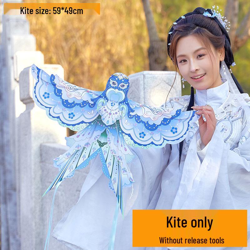 Retro Handicraft Bamboo Swallow Kite - 60cm x 80cm Chinese Style Dance Decoration Prop for Kids (2026 Edition)