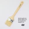 1Pc Wooden Handle Paint Brush  Acrylic Watercolor Gouache Wall Oil Drawing Artist Student Painting Art Supplies