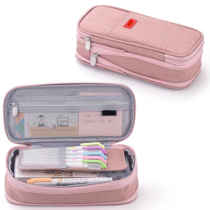 

Japanese & Korean Style Upgraded Retractable Pencil Case – Large Capacity for Junior High Students