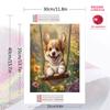 Cute Corgi Pattern  3pcs 100% Round Full Drill 5D DIY Diamond Painting Embroidery Cross Stitch Rhinestone Décor