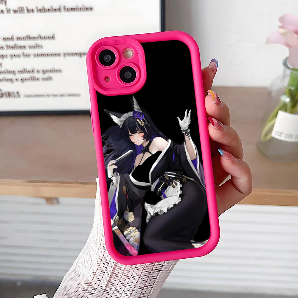 Azur Lane Musashi Thicken TPU Mobile Phone Case for iPhone 17 16 15 14 13 12 11 Air Pro Max Plus Colorful Cover