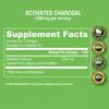 Coconut Shell Activated Charcoal Capsules, 1200mg Per Serving; Soothes the Digestive Tract; Relieves Gas and Bloating; Suitable for Adults.