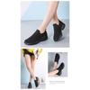 Spring and Summer New Fly Woven Elastic Socks Women's Shoes Casual Flat Bottom