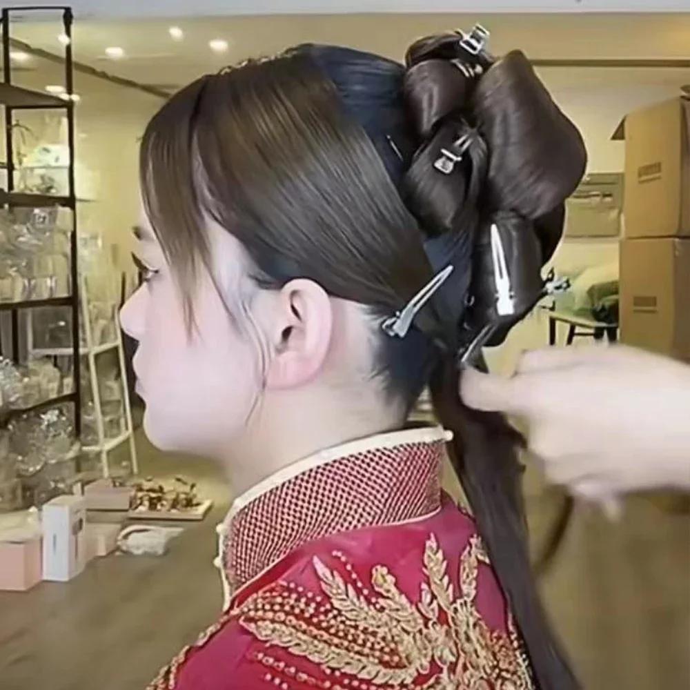 20-60pcs Women's Metallic Silver Fashion Hair Clip For Daily Wear Street Fixed Hair Pin Professional Ladies Salon Curl Hairclip