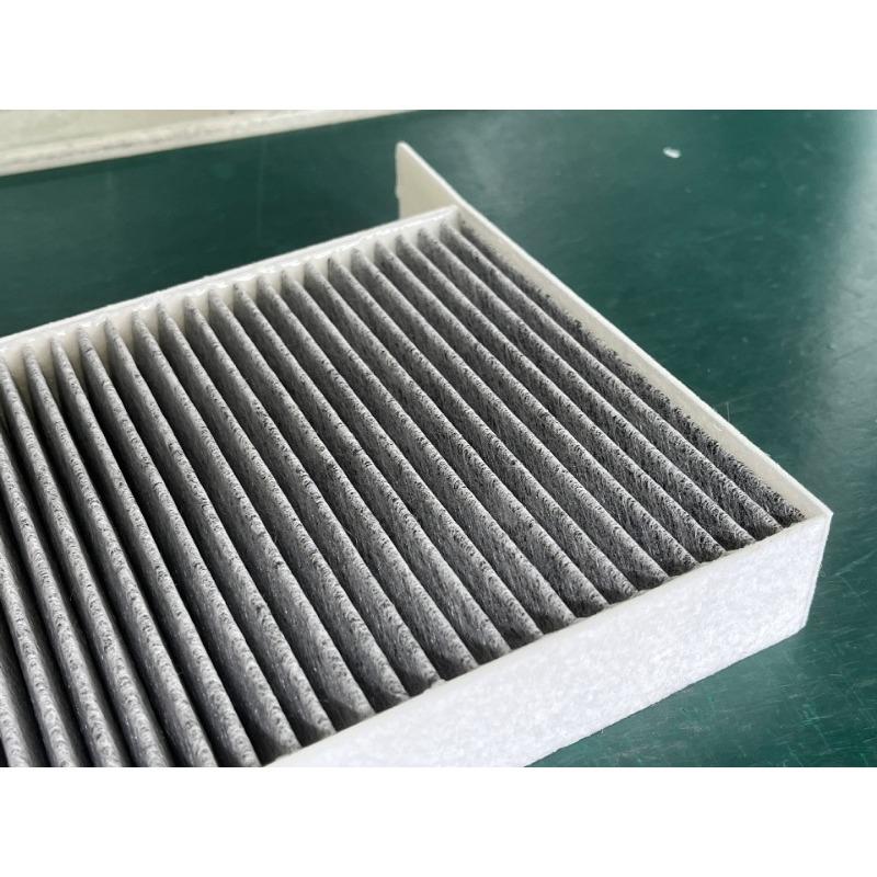 Suitable for Tesla Model 3/Y/S/X HEPA Air Conditioning Filter Cartridge, Automotive Air Filter, Activated Carbon Filter Mesh