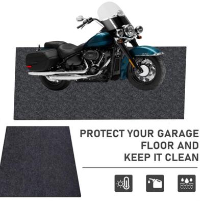 Podložka do garáže pod auto Protiskluzová podložka proti rozlití oleje Absorpční plstěná podložka do garáže s pryžovou podložkou pro skladování údržby automobilu
