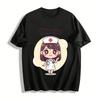 Süßes Krankenschwester-Motiv Lässiges Oberteil Entzückendes T-Shirt mit medizinischem Thema für den Alltag Reines Baumwoll-T-Shirt