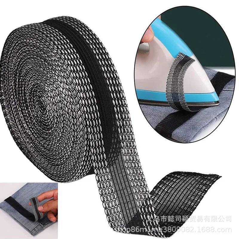 DIY Nažehlovací záplata na zkracování lemu pro kalhoty, džíny, sukně a otvory nohavic