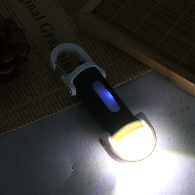 Rechargeable Led Keychain Light Mini Flashlight, Waterproof Work Light For Outdoor Camping Fishing Emergency Usb Charging