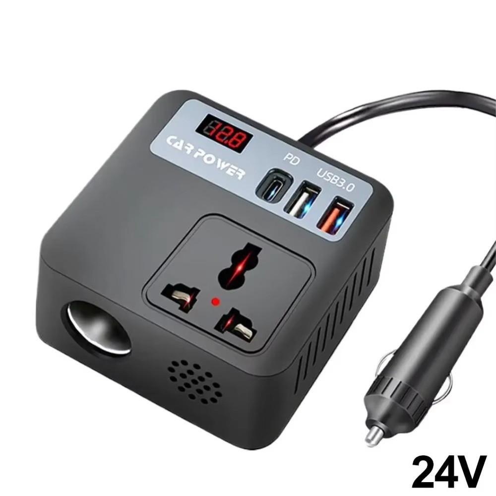 24V Car Power Inverter 150W Car Converter Adapter Multi-Function Power Inverter  Car