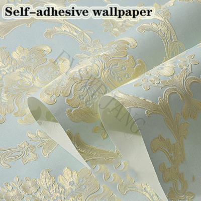 Europese Stijl Pastorale 3d Zelfklevend Behang Slaapkamer Decoratie Stickers Woonkamer Tv Achtergrond Muur Kamer Behang